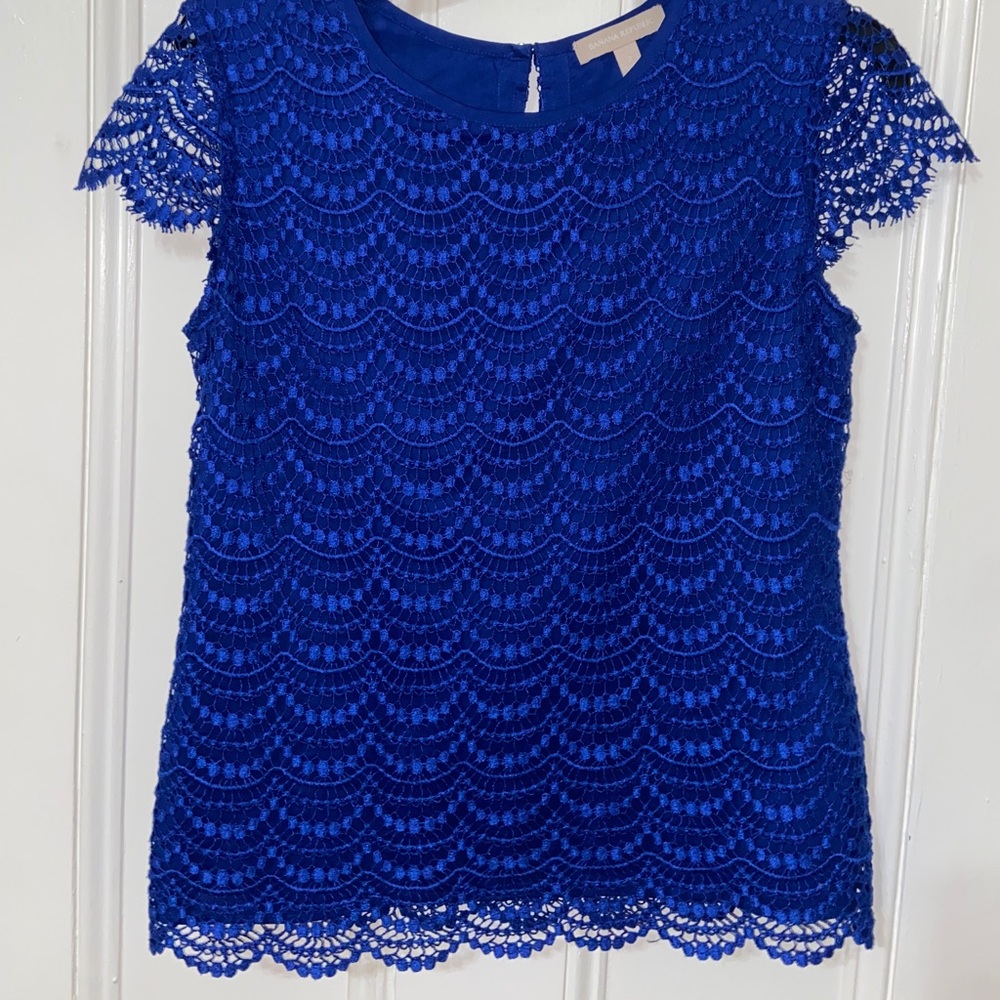 Women’s Blue Top - Banana Republic - Size 2